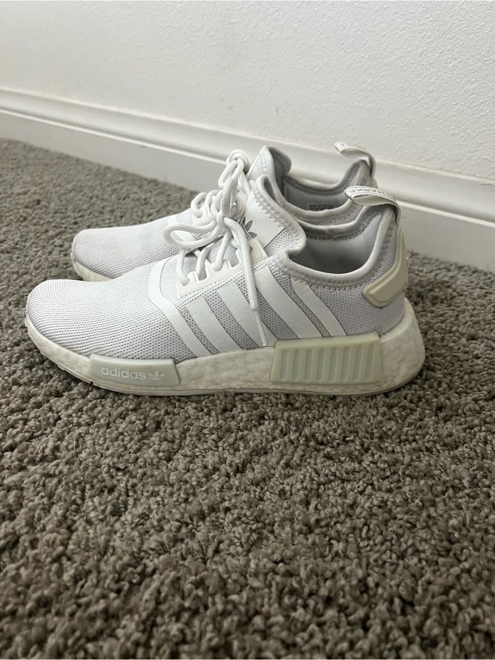 adidas White NMD_R1 Sneakers